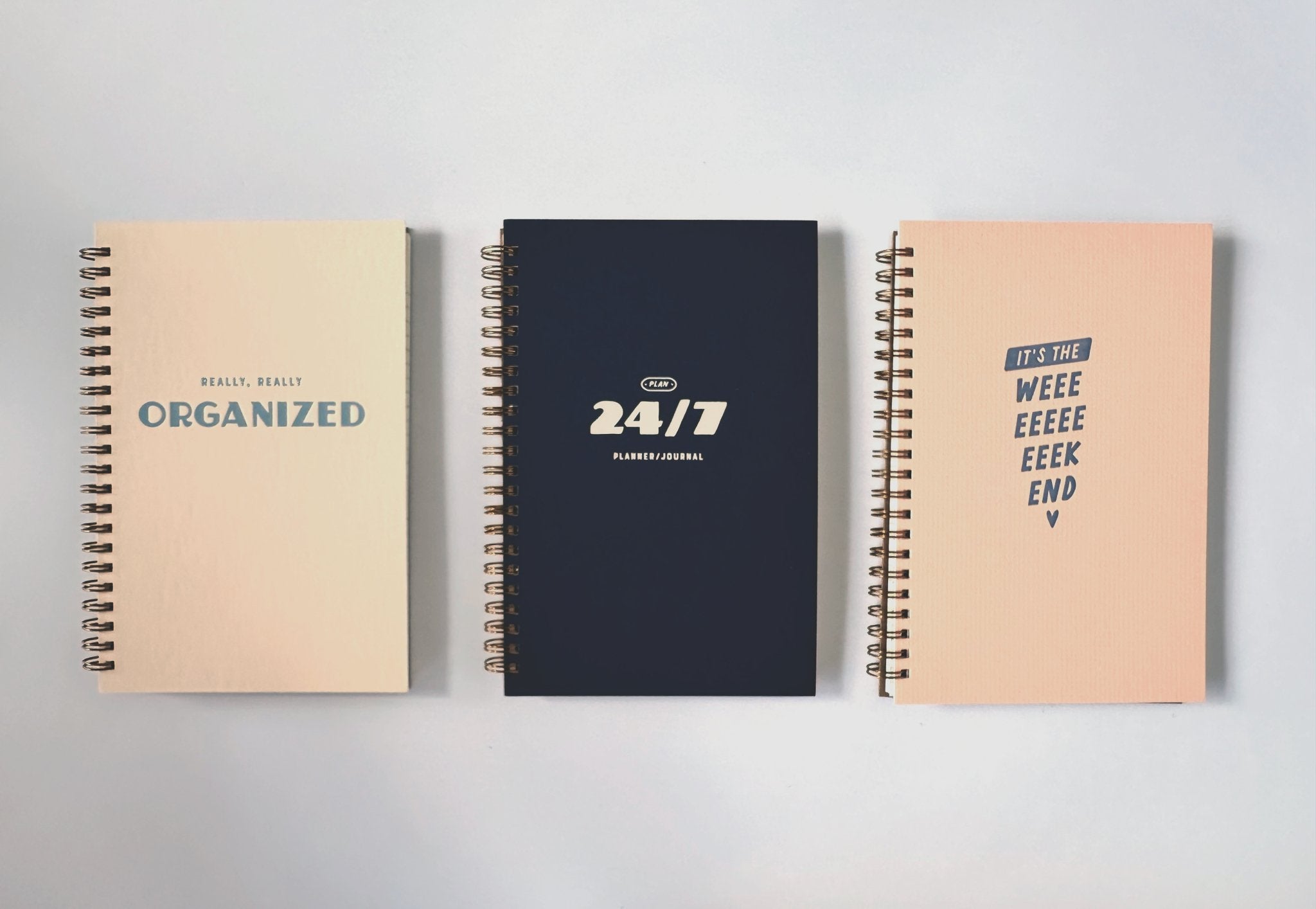 NEW ITEM! 24/7 Weekly Planner Journal - UNDATED - notebooks & honey
