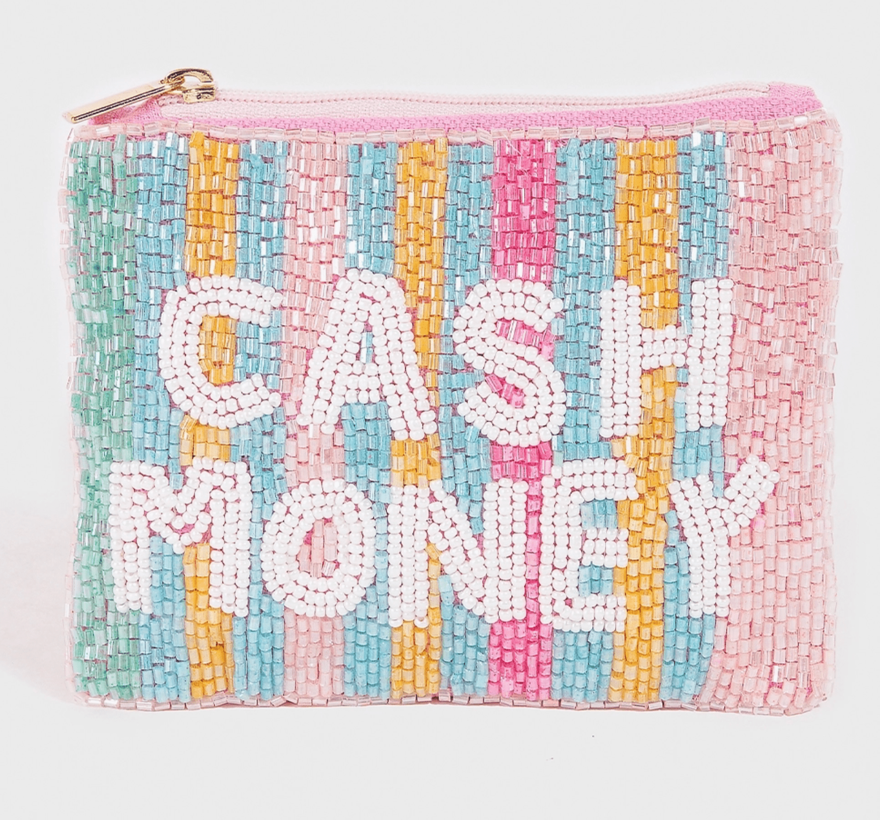 NEW ITEM: Beaded Coin Purse // Cash Money - notebooks & honey