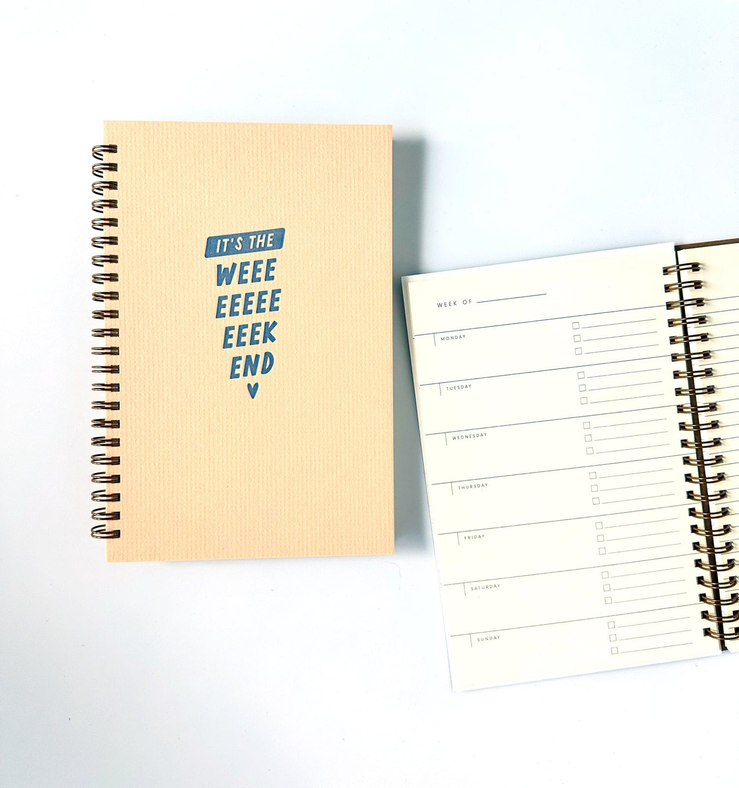 NEW ITEM! Really Really Organized Weekly Planner Journal - UNDATED - notebooks & honey