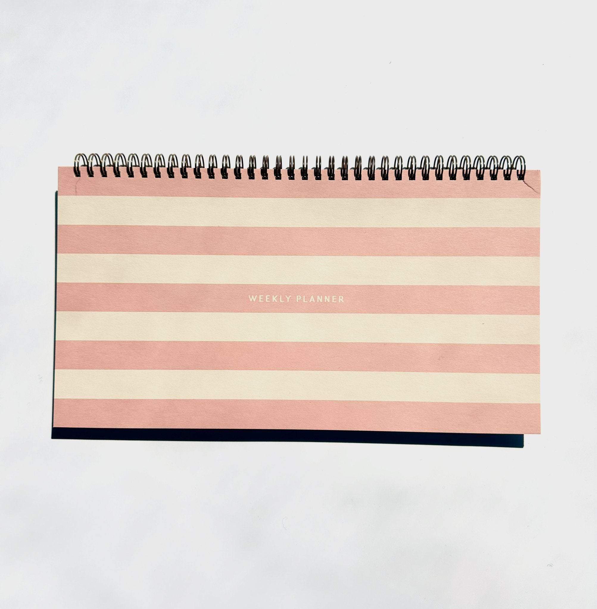 NEW ITEM: To Do Undated Weekly Planner // PINK STRIPES - notebooks & honey