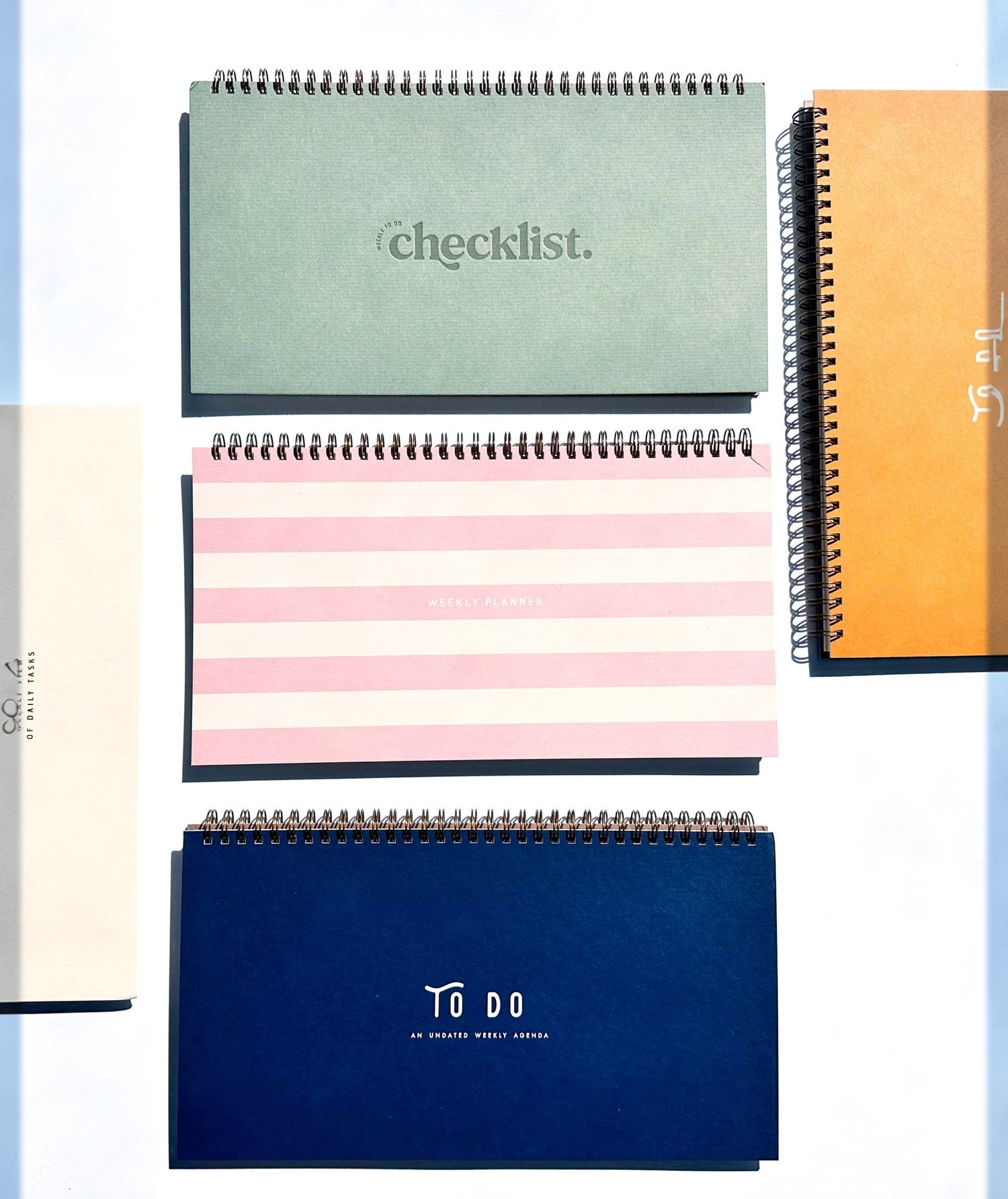 NEW ITEM: To Do Undated Weekly Planner // PINK STRIPES - notebooks & honey