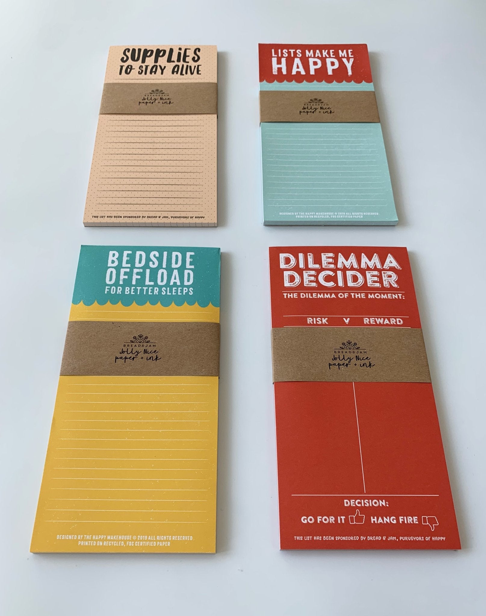 Bedside Offload Jotter Notepad - notebooks & honey