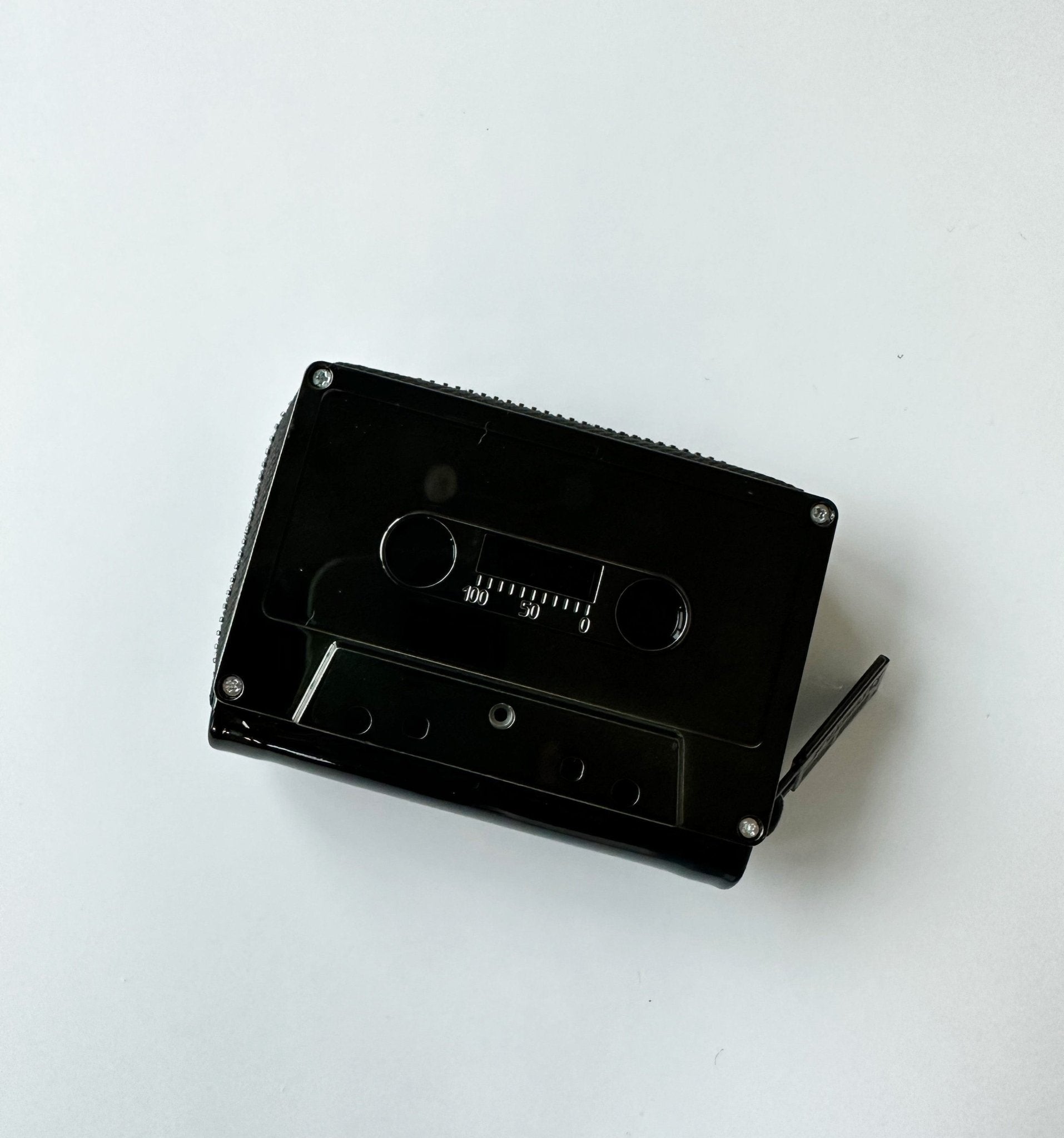 Cassette Tape Wallet - BLACK - notebooks & honey