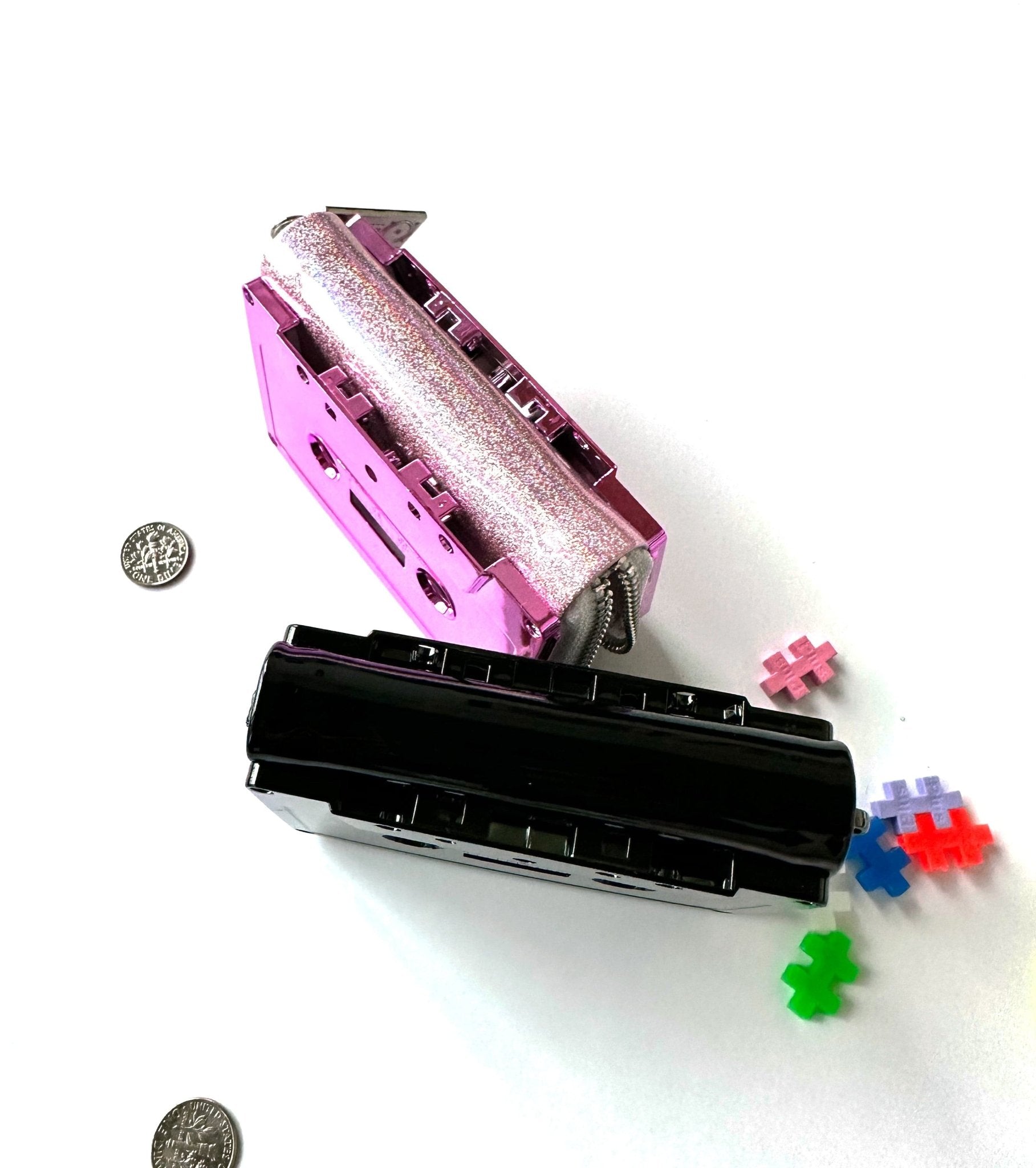 Cassette Tape Wallet - BLACK - notebooks & honey