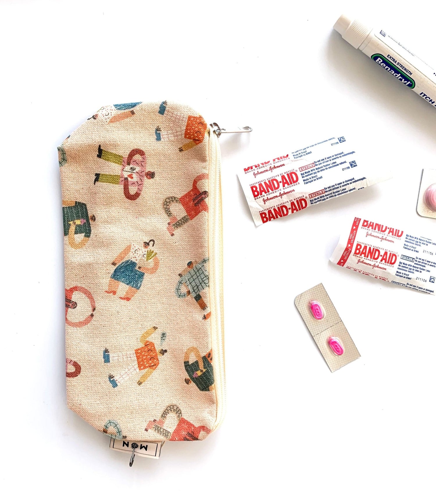 Catchall pouch (Mini) - Virginia mini case - notebooks & honey