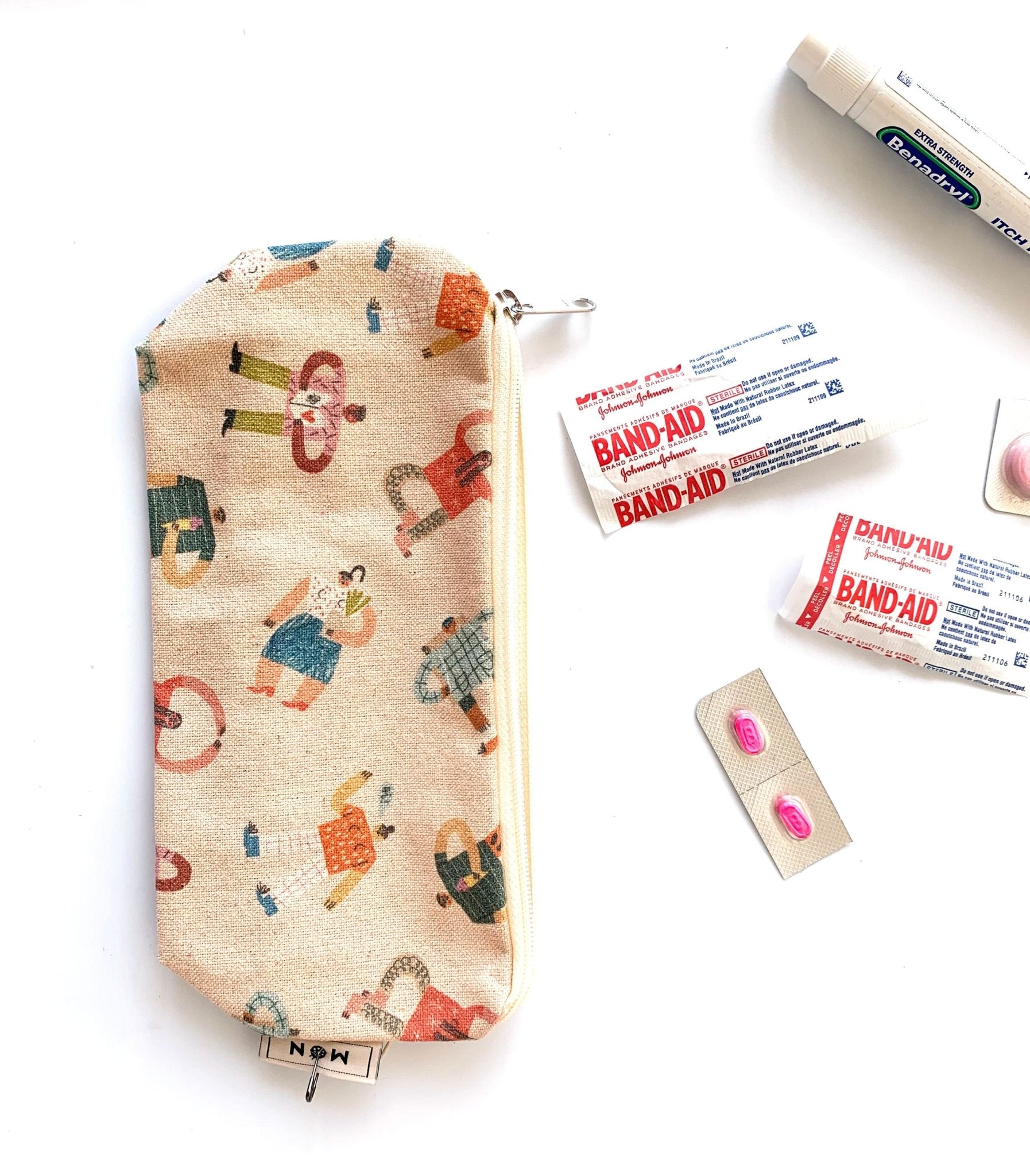 Catchall pouch (Mini) - Virginia mini case - notebooks & honey
