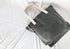 Charcoal Grey Wax Canvas Tote Bag - The Morning Person - notebooks & honey