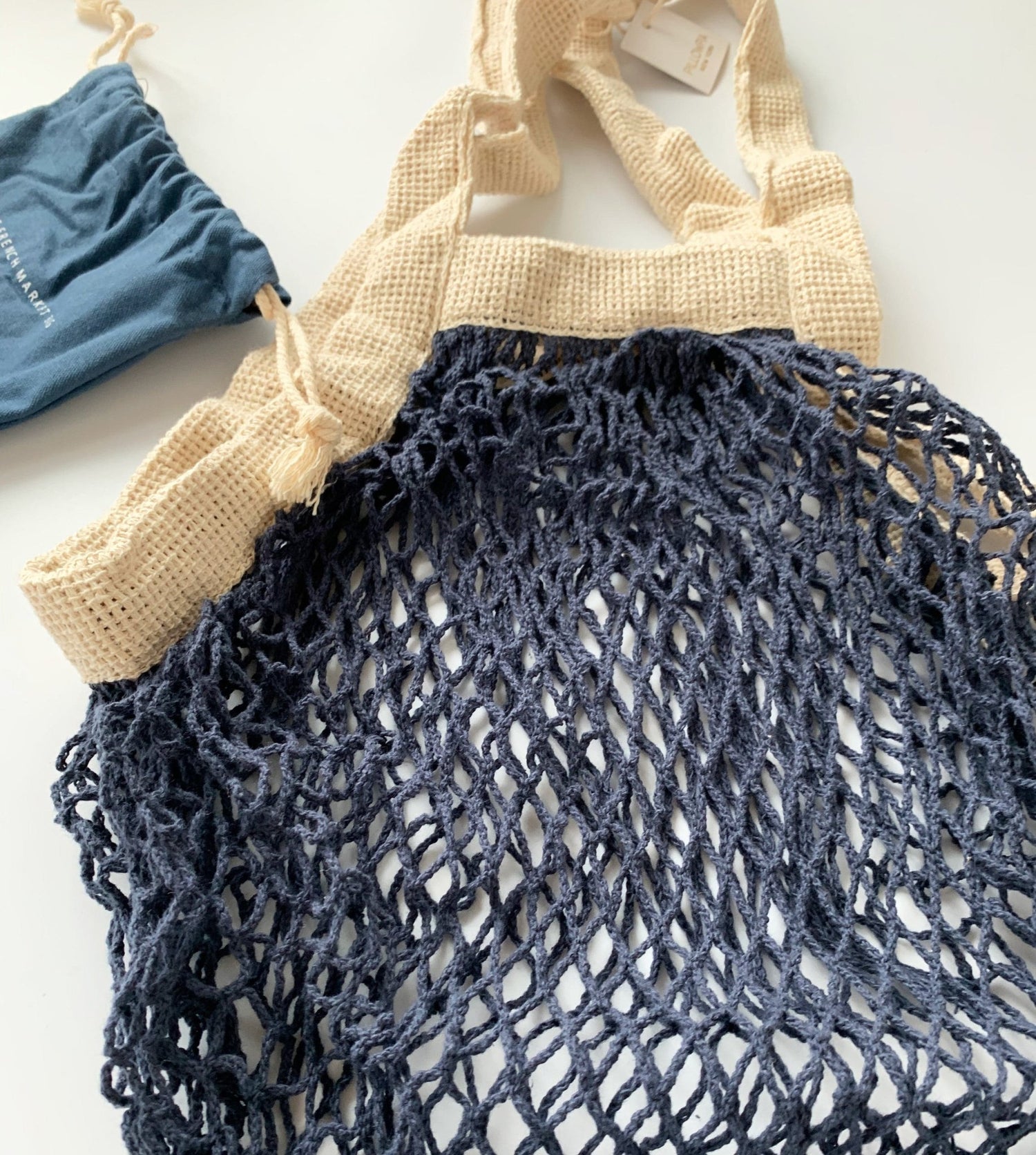 French Market Bag // Navy - notebooks & honey