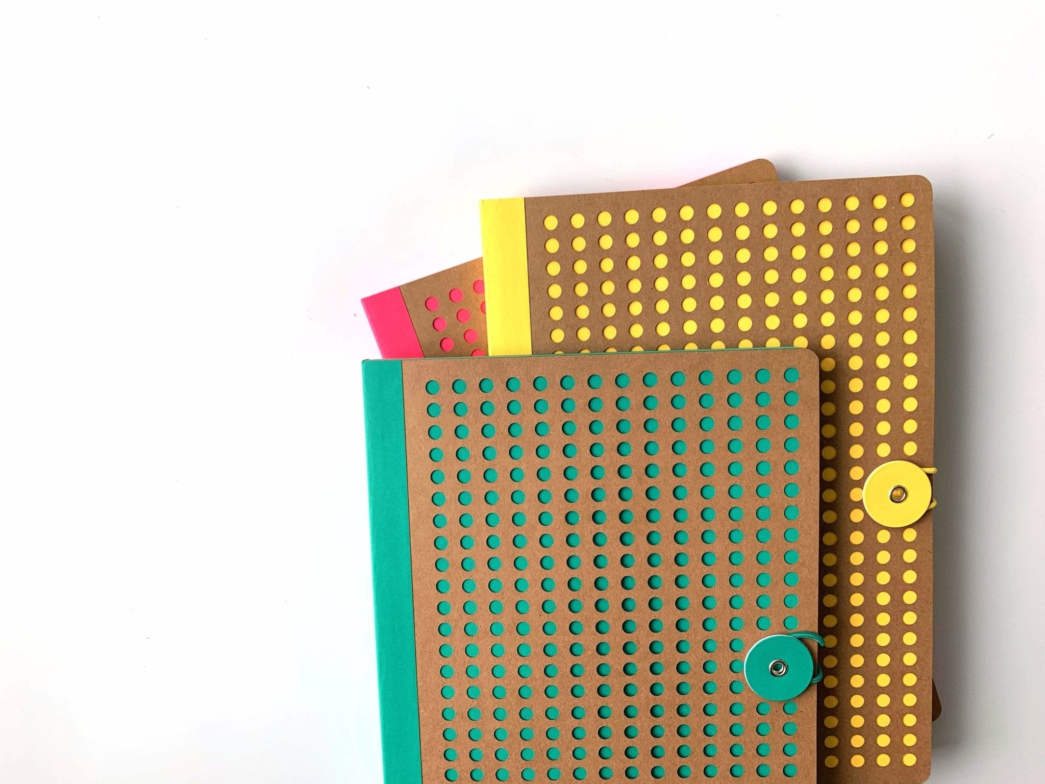 Green / Kraft Notebooks - notebooks & honey
