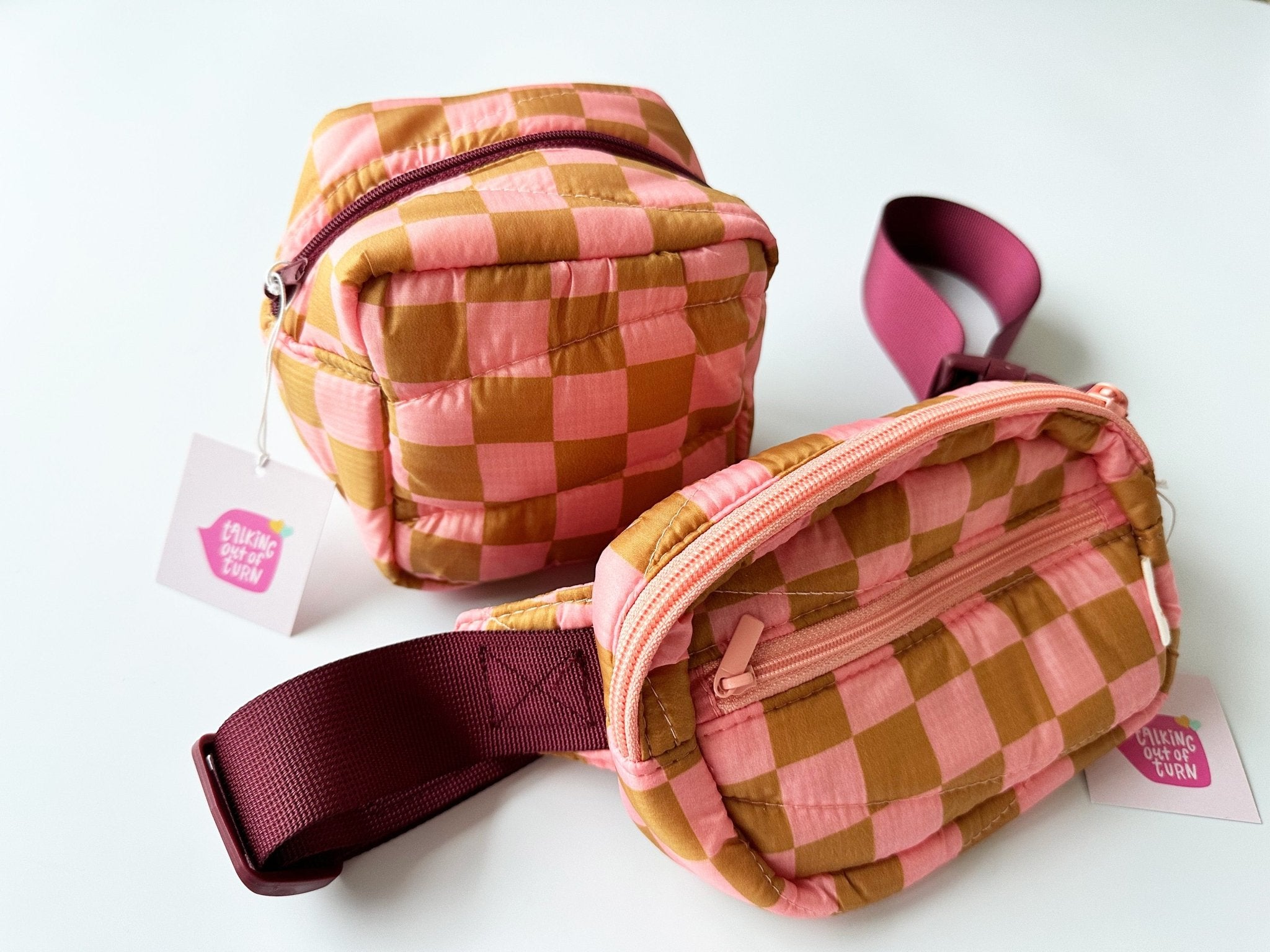 Hip Bag - CHECKERS - notebooks & honey