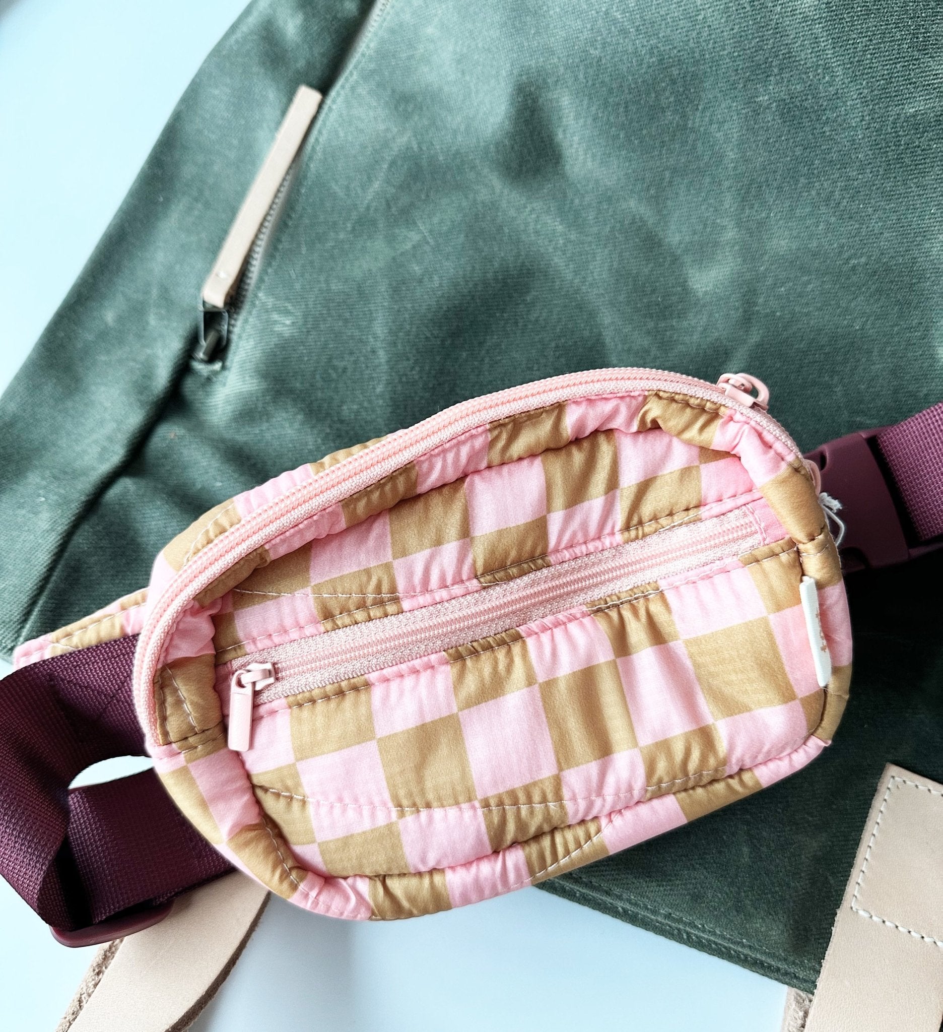 Hip Bag - CHECKERS - notebooks & honey