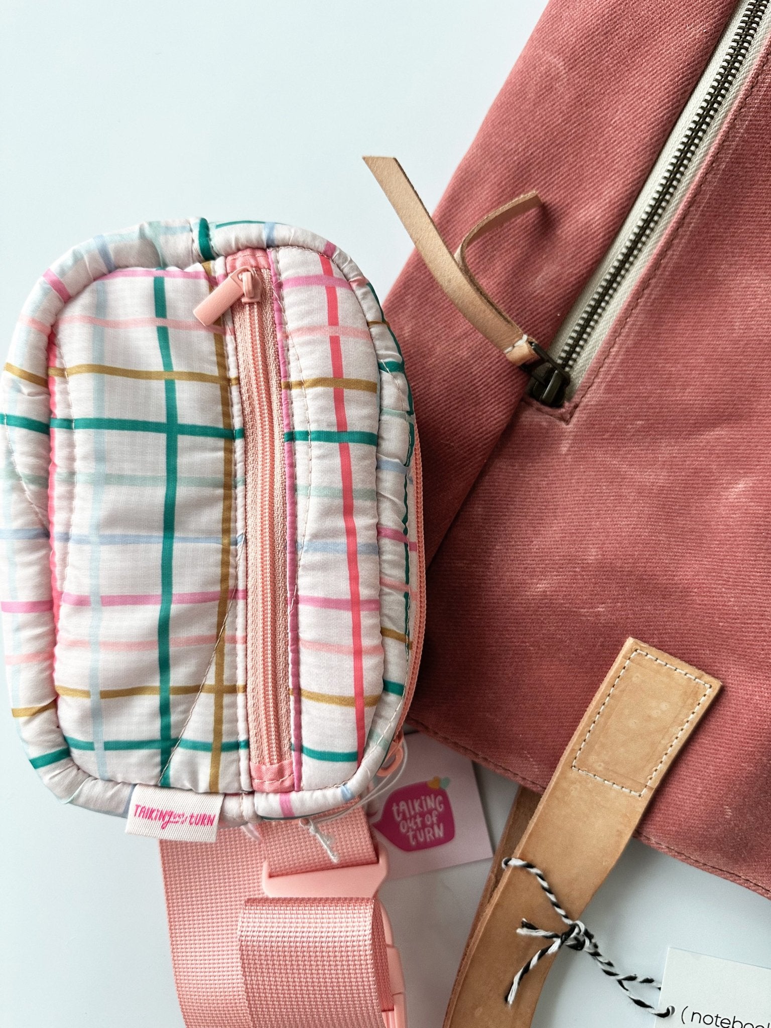 Hip Bag - PLAID - notebooks & honey