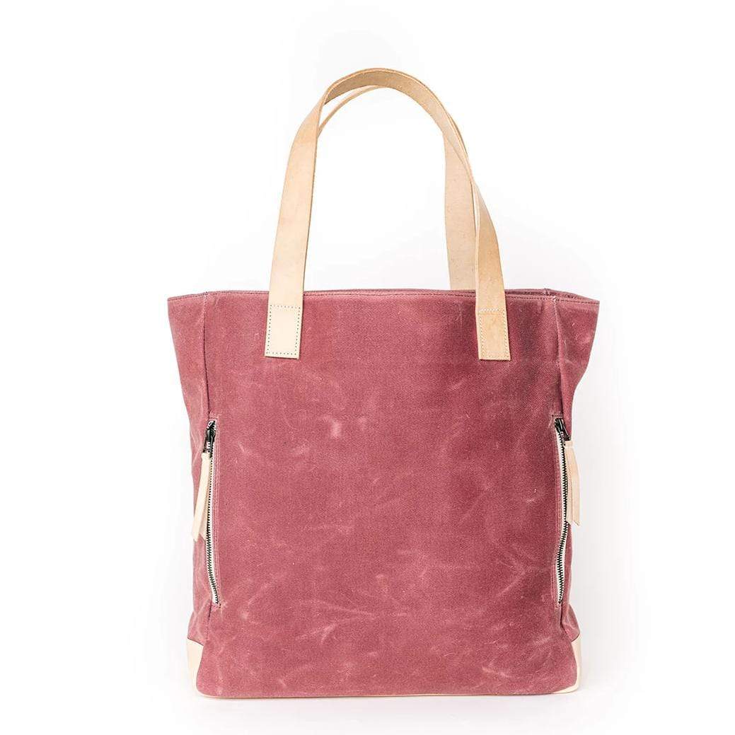 Mauve Wax Canvas Tote Bag - The Rebel Gal - notebooks & honey