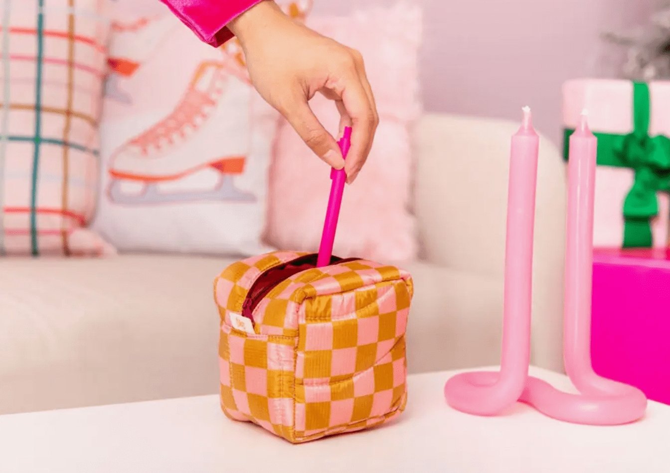 Mod Pouch - CHECKERS - notebooks & honey