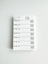 Movement Tracker Notepad - notebooks & honey