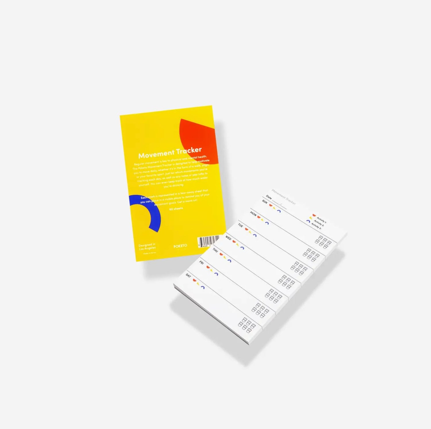 Movement Tracker Notepad - notebooks & honey