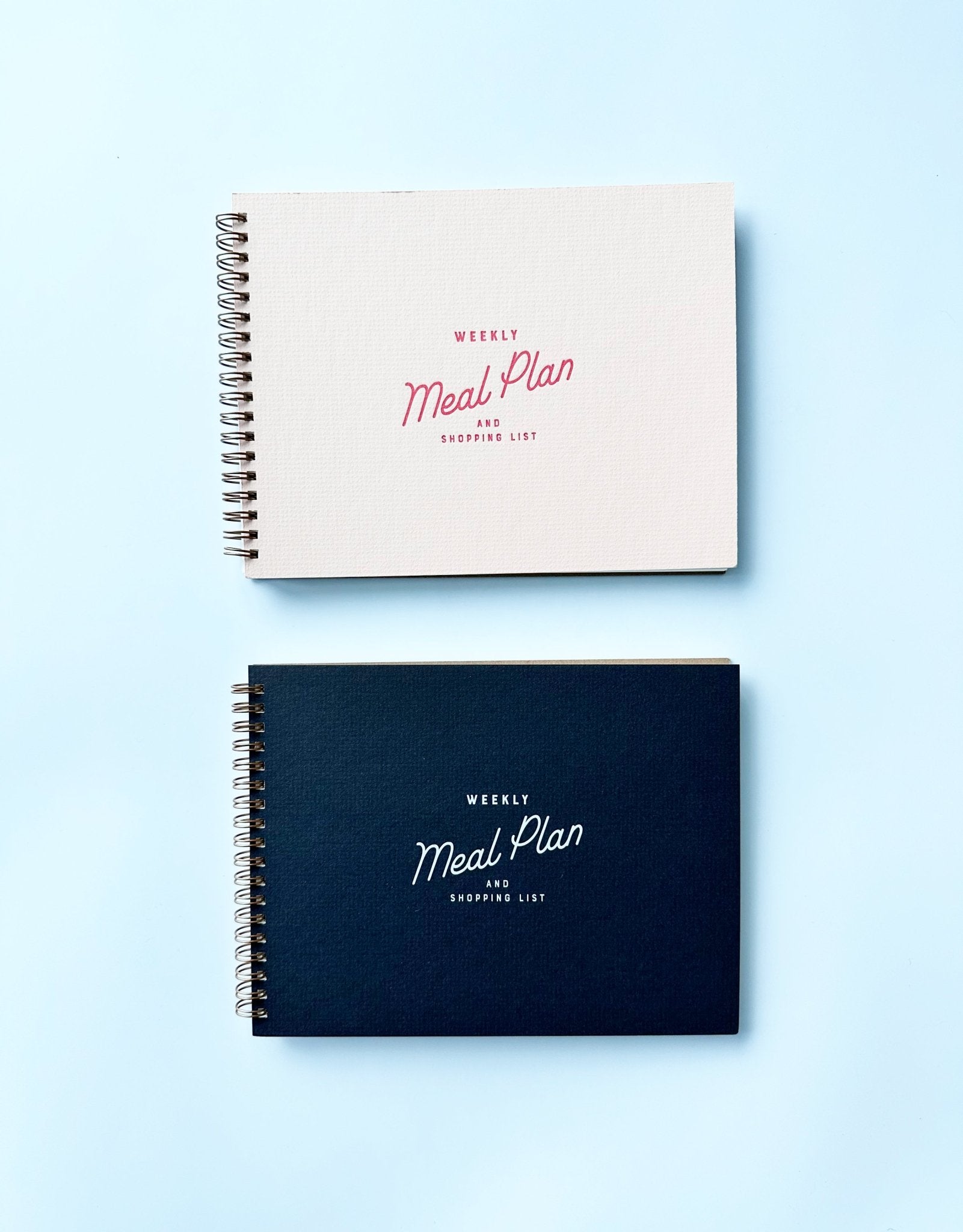 Retro Weekly Meal Planner // CHARCOAL - notebooks & honey