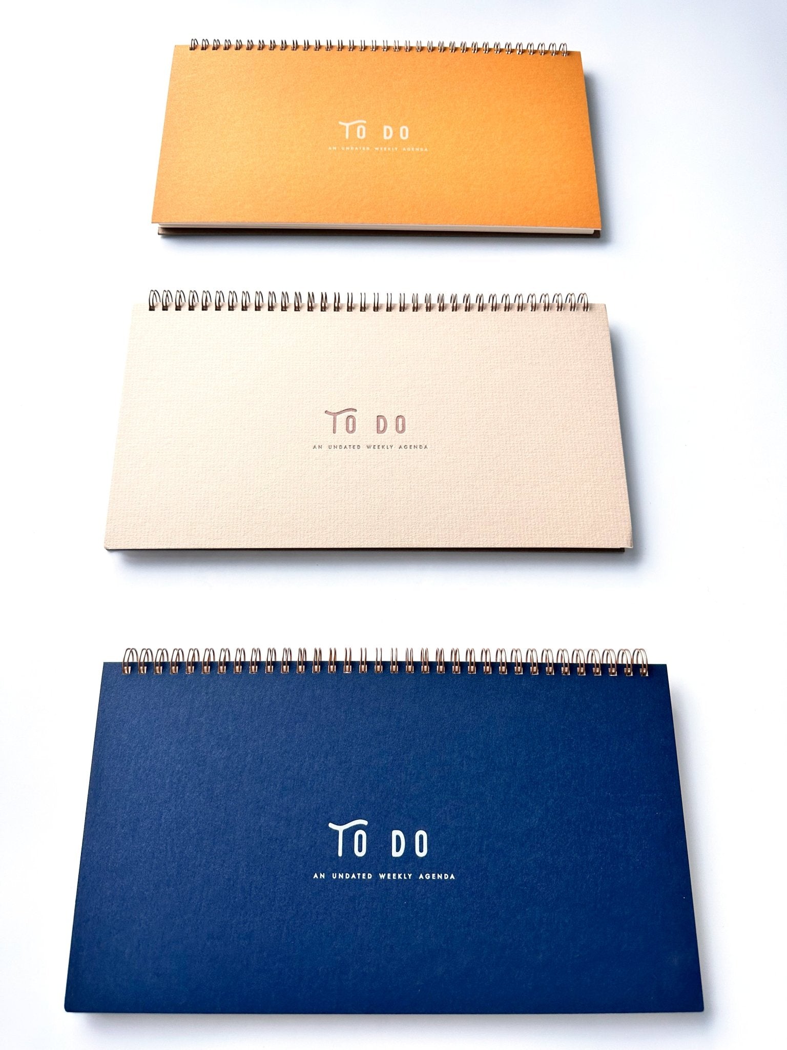 To Do Undated Weekly Planner // DEEP BLUE - notebooks & honey