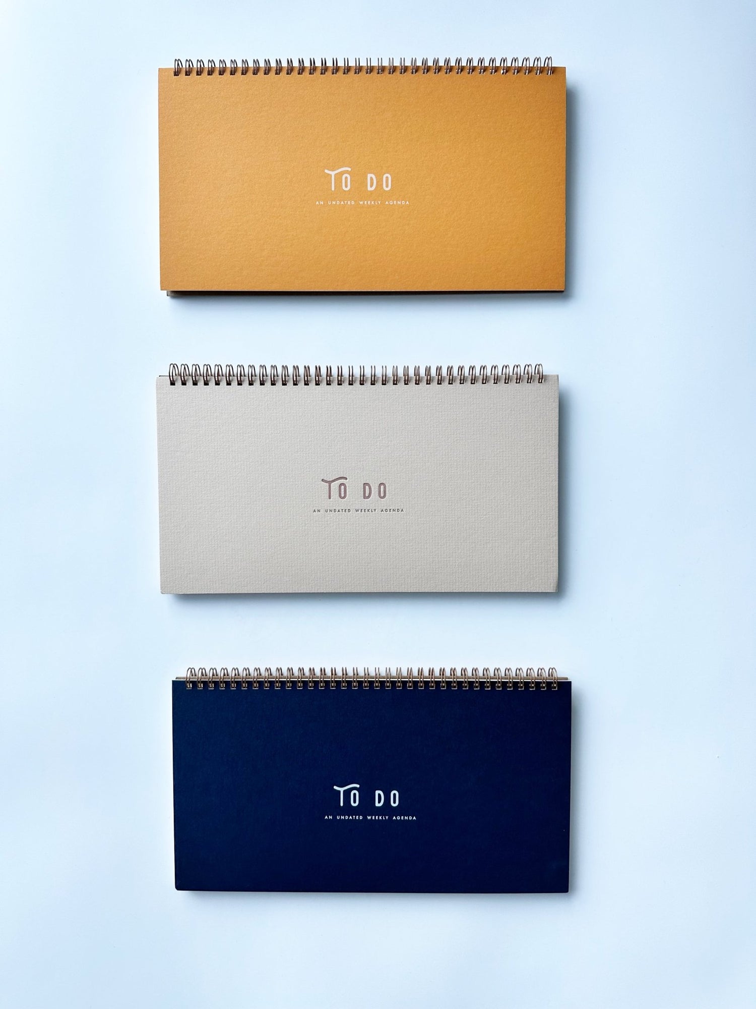 To Do Undated Weekly Planner // SAFFRON - notebooks & honey