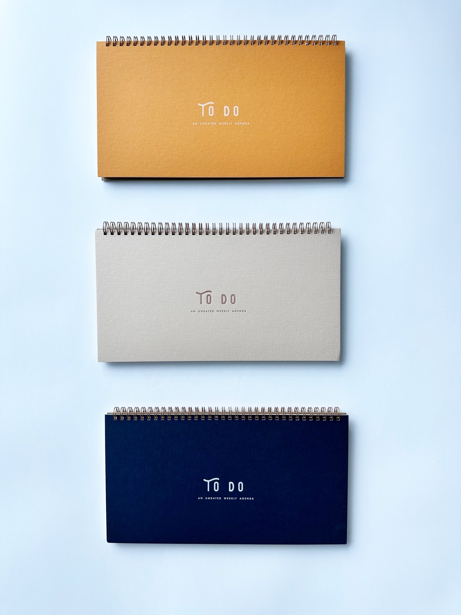 To Do Undated Weekly Planner // SAFFRON - notebooks & honey