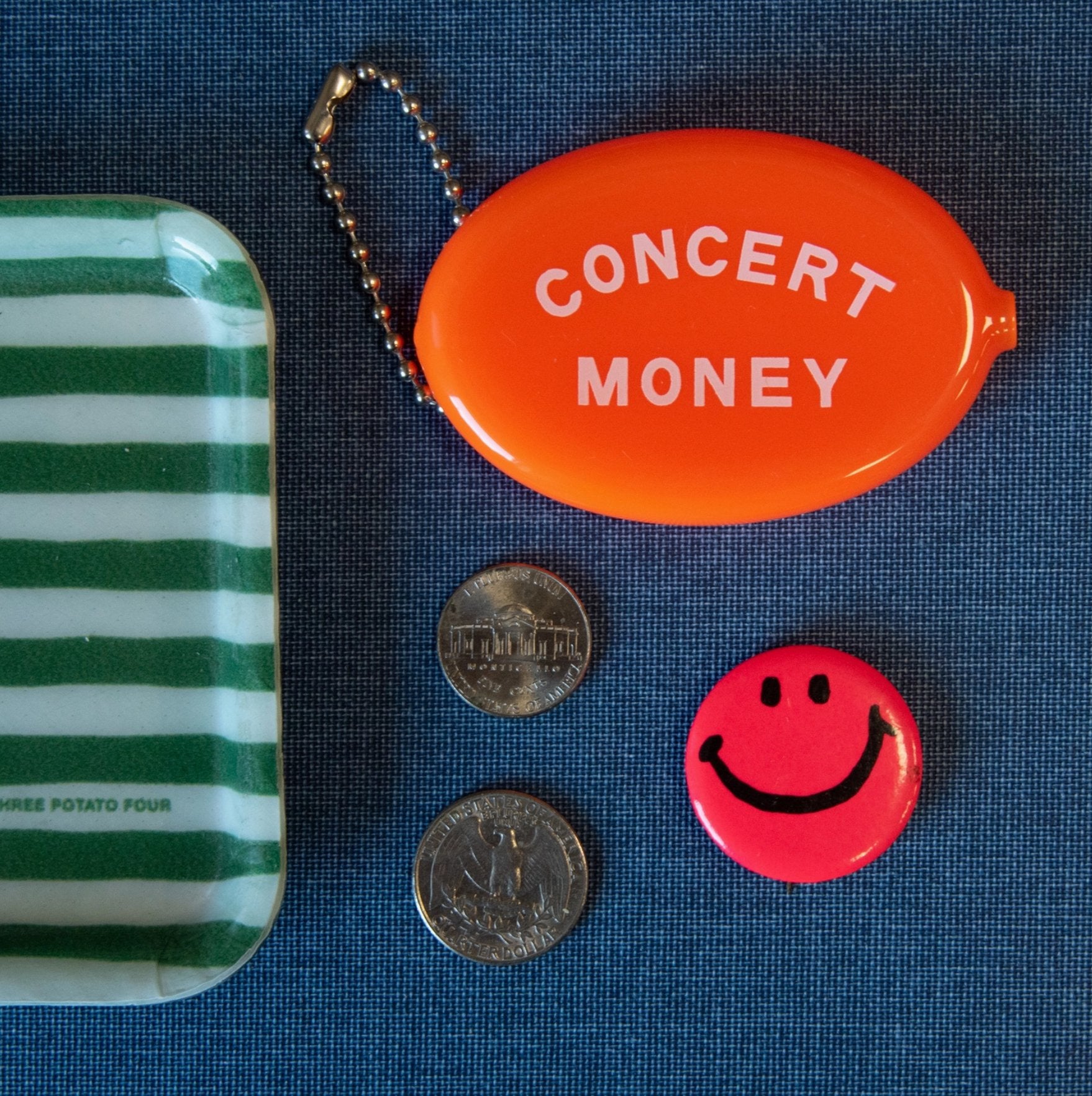 Coin Pouch Concert Money Neon notebooks honey