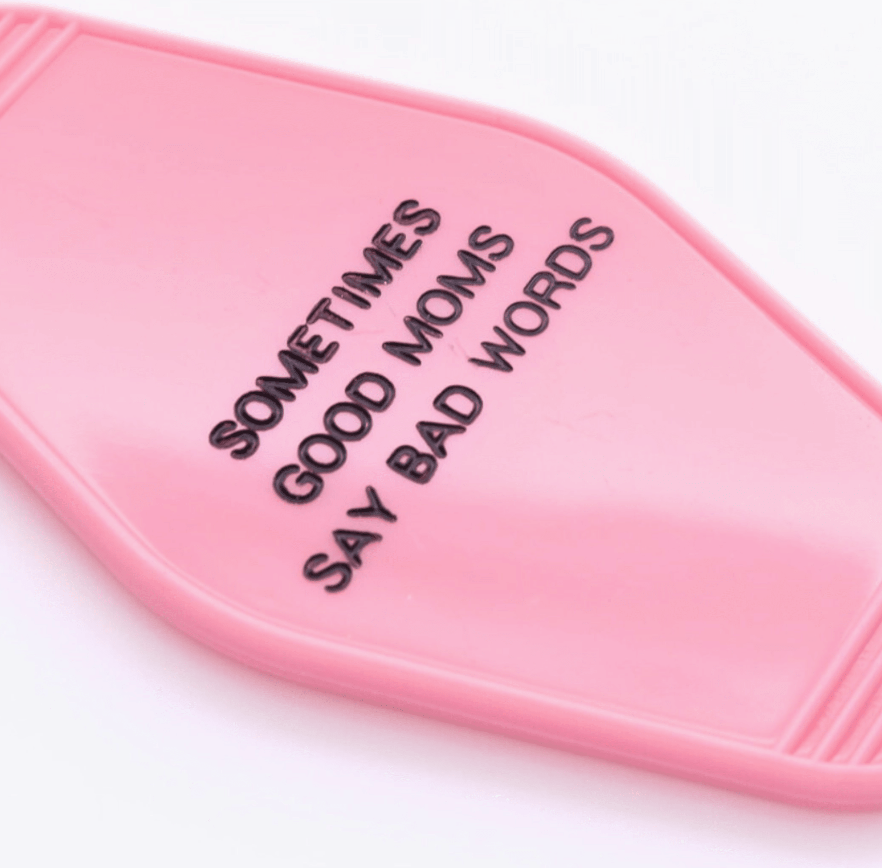 NEW ITEM: Hot Stamped Motel Keychain // Sometimes Good Moms - notebooks &amp; honey