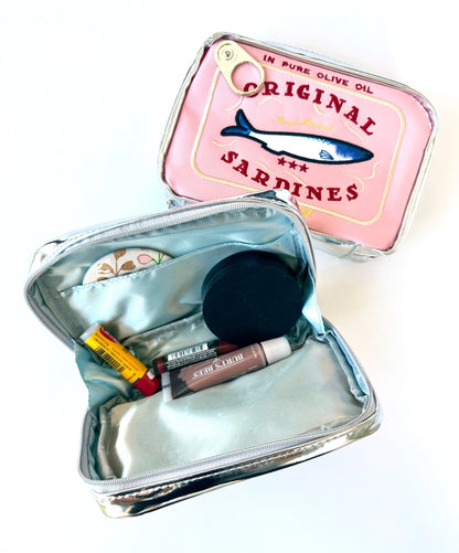 NEW ITEM: Sardine Cosmetic Bag // PINK - notebooks &amp; honey