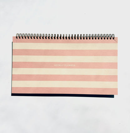 NEW ITEM: To Do Undated Weekly Planner // PINK STRIPES - notebooks &amp; honey