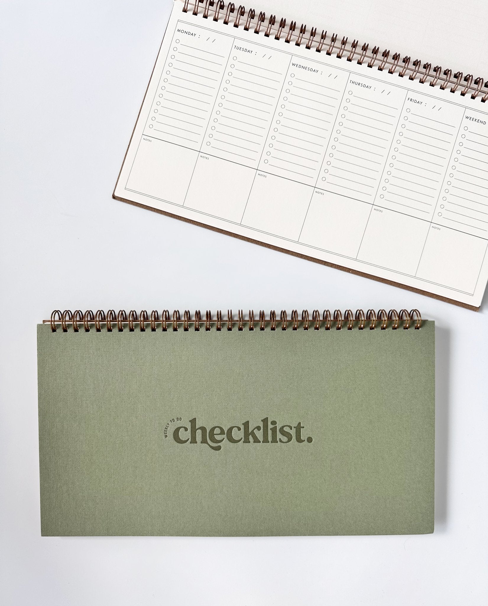 NEW ITEM! Weekly To Do Checklist // Weekly Planner - notebooks &amp; honey