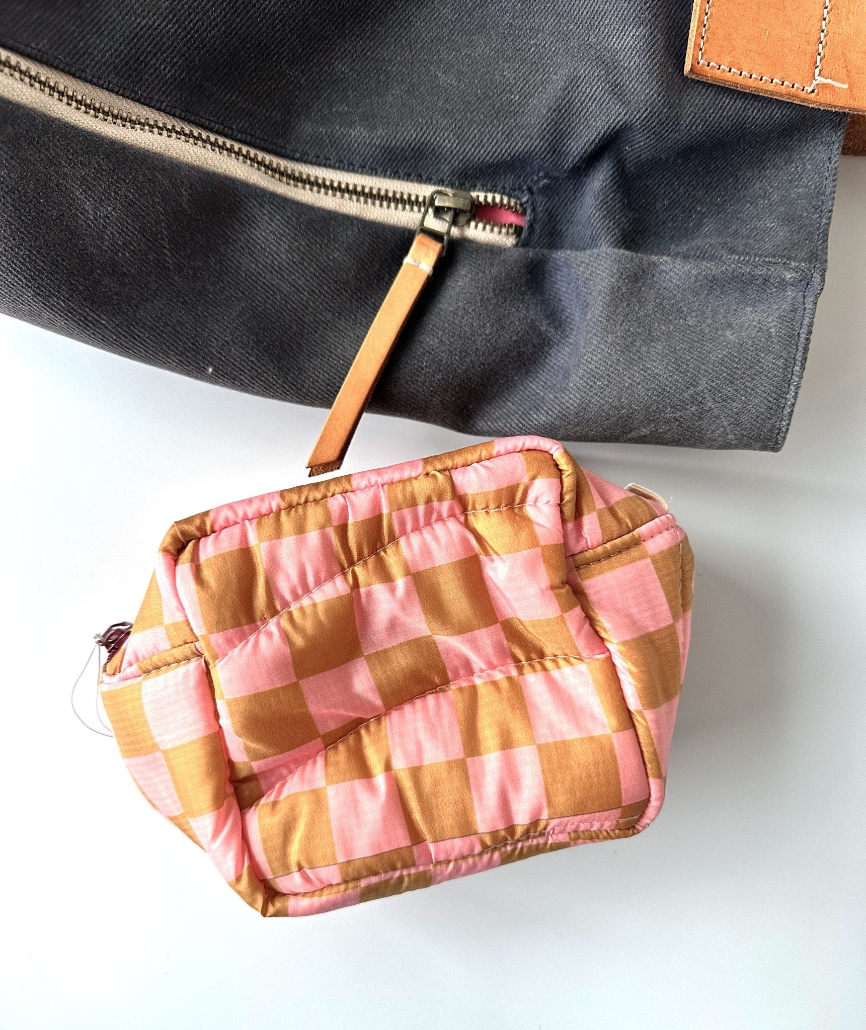 Mod Pouch - CHECKERS - notebooks &amp; honey