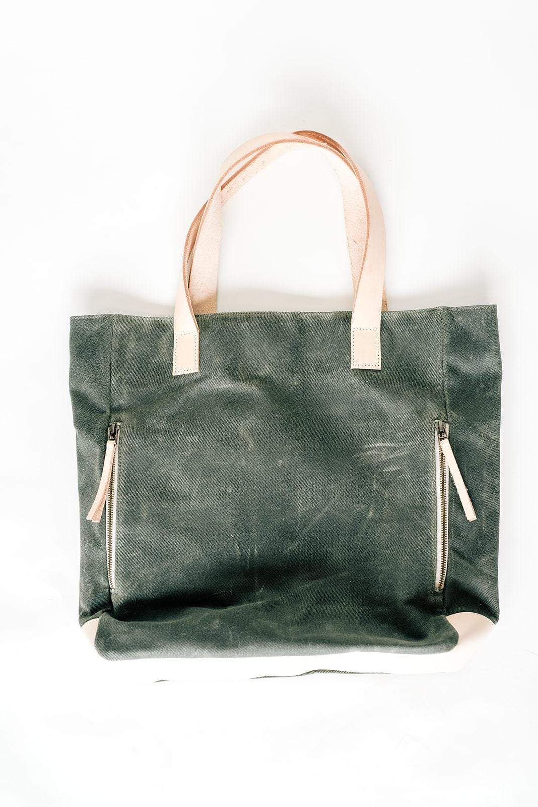 The Classic Tote - Waxed Olive, Gustin
